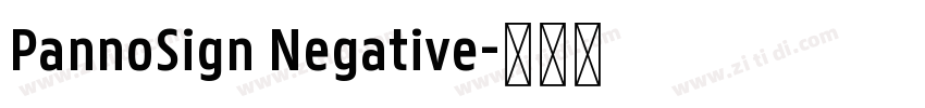 PannoSign Negative字体转换